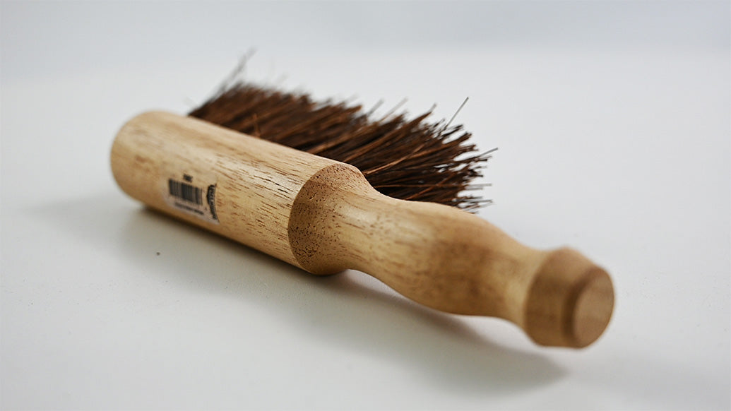 Traditional Wooden Hand Brush  - Medium Stiff